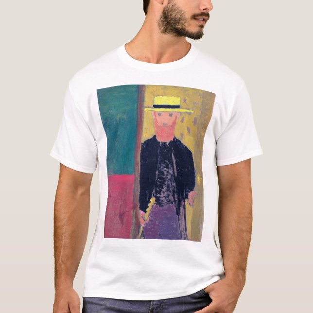 Camiseta Retrato Automático (Homem Mantido), Edouard Vuilla (Frente)