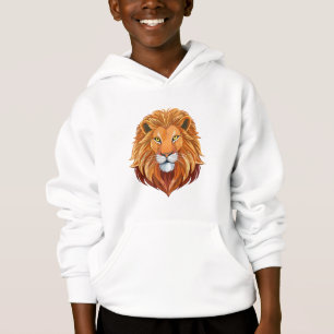 Camiseta Retrato cabeça de leão vista frontal