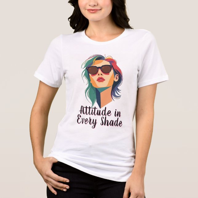 Camiseta Retrato Colorido Confidencial (Frente)