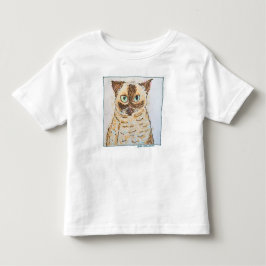 Camiseta Retrato Colorido e Excêntrico de Gato