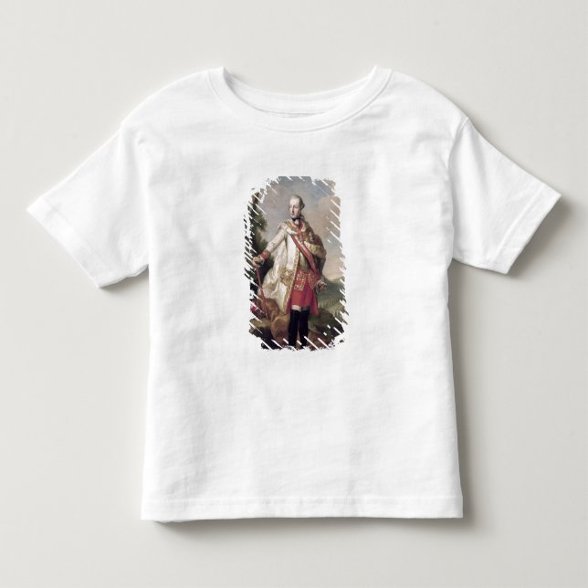 Camiseta Retrato completo do comprimento de Joseph II (Frente)