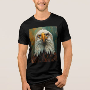 Camiseta Retrato da Águia Artística - Teto de Pintura a Óle