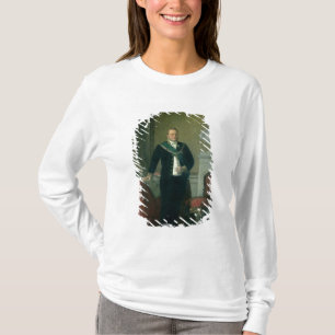Camiseta Retrato da contagem Camillo Berso de Cavour