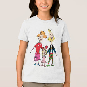 Camiseta Retrato da Família de Cindy Lou Who