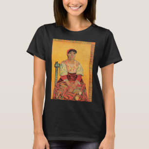 Camiseta Retrato da mulher italiana por Vincent van Gogh