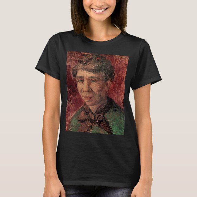 Camiseta Retrato da Mulher Madame Tanguy, Vincent van Gogh (Frente)
