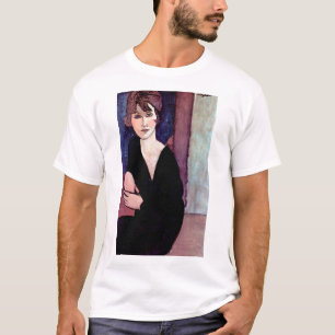 Camiseta Retrato da Mulher, Modigliani