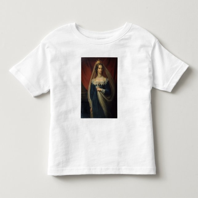 Camiseta Retrato da Princesa Charlotte von Preussen (Frente)