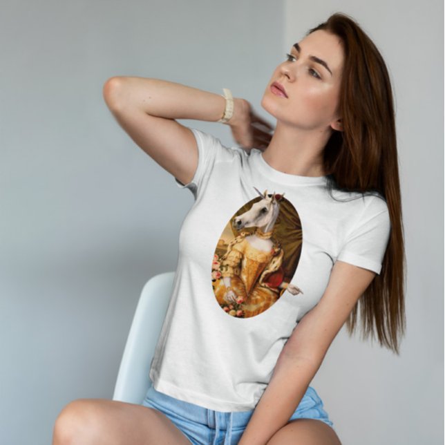 Camiseta Retrato da Princesa Unicórn (Criador carregado)