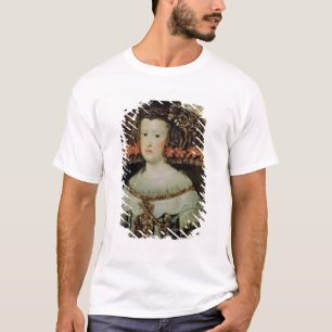 Camiseta Retrato da rainha Maria Anna da espanha