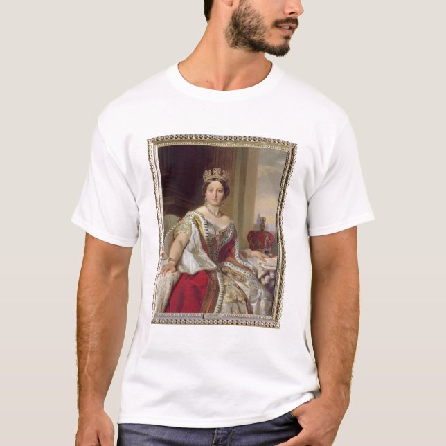 Camiseta Retrato da rainha Victoria (1819-1901) 1859 (óleo (Frente)