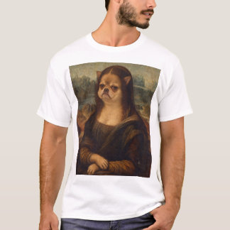 Camiseta Retrato da Renascença do Chihuahua Mal-humorado Mo