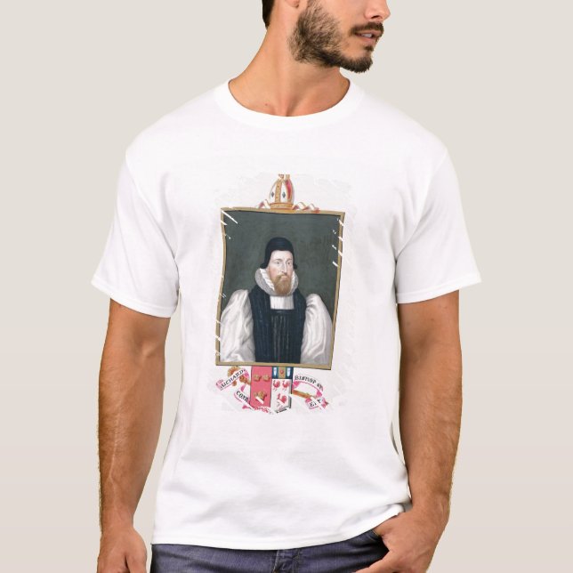 Camiseta Retrato de 1500-81) Bishop de Richard Cox (de Ely (Frente)