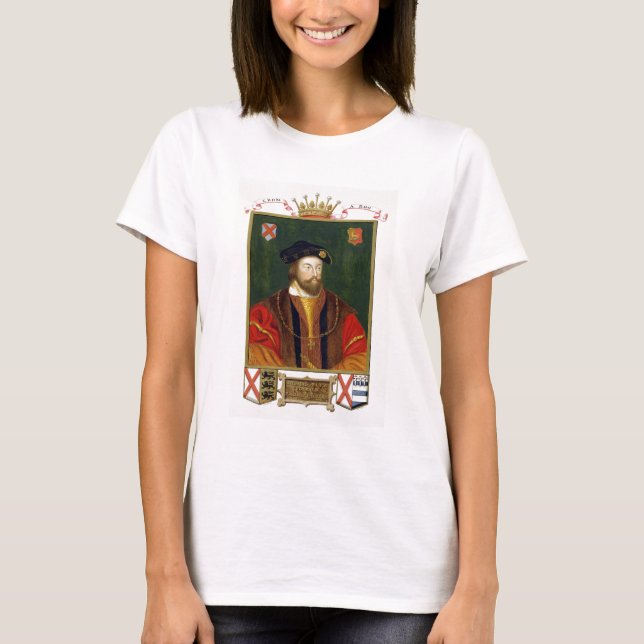 Camiseta Retrato de 1513-37) senhores Offal de Thomas (Frente)