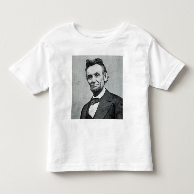 Camiseta Retrato de Abe Lincoln 1 (Frente)