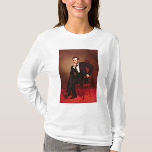 Camiseta Retrato de Abraham Lincoln