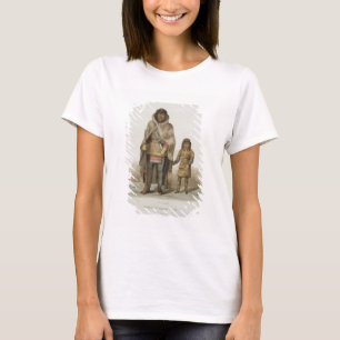 Camiseta Retrato de Akaitcho e de seu filho, 'da narrativa