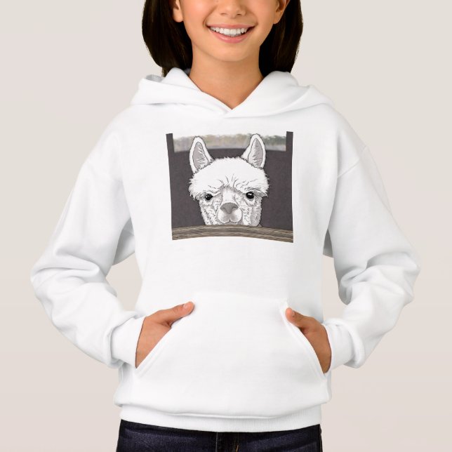 Camiseta Retrato de Alpaca (Frente)