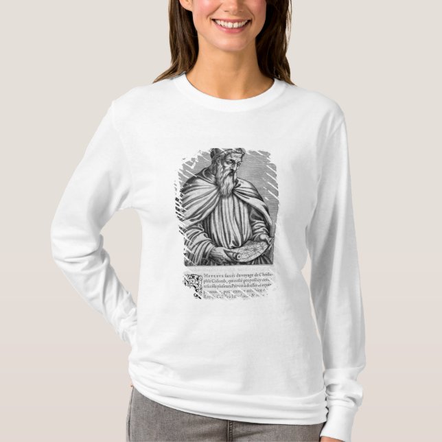 Camiseta Retrato de Amerigo Vespucci (Frente)