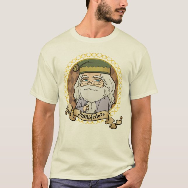 Camiseta Retrato de Anime Dumbledore (Frente)