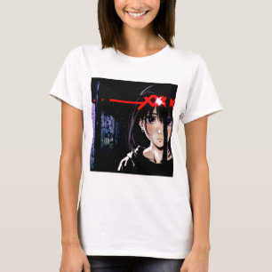 Camiseta Retrato de Anime - Estética Escura Intensa