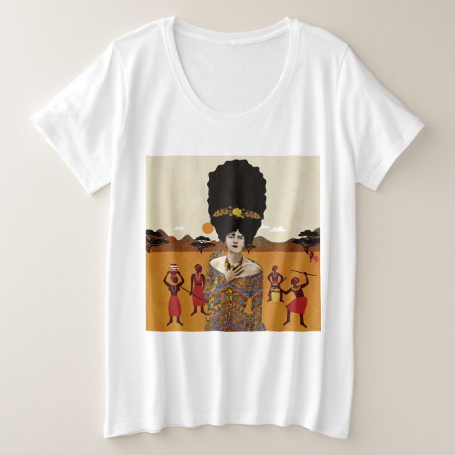 Camiseta Retrato de Arte (Frente do Design)