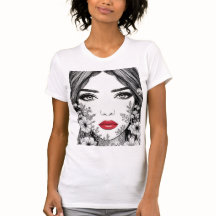 Retrato de Arte em Linha Elegante - Face Minimalis