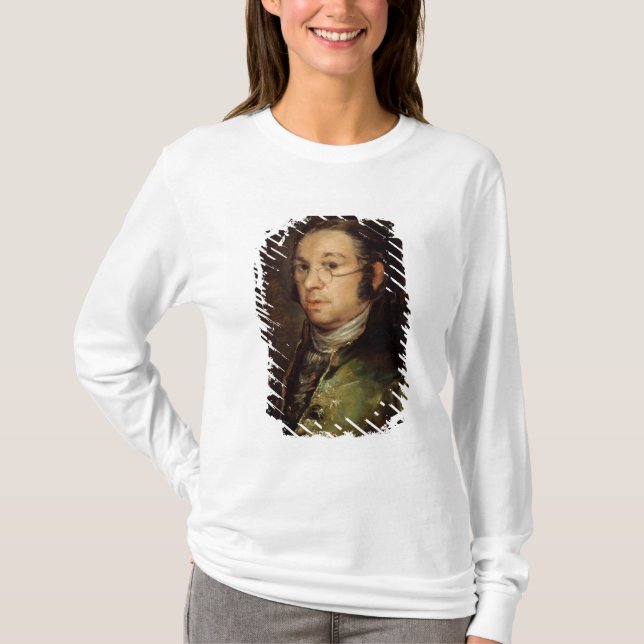 Camiseta Retrato de auto de Francisco Jose de Goya y (Frente)