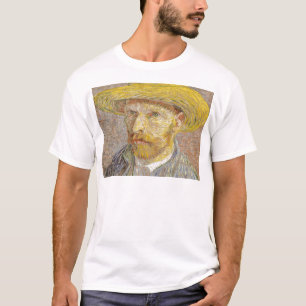 Camiseta Retrato de auto de Vincent van Gogh com arte do
