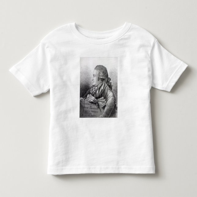 Camiseta Retrato de auto, frontispiece a seu 'livro de (Frente)