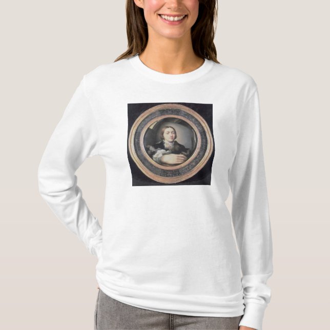Camiseta Retrato de auto no espelho (Frente)