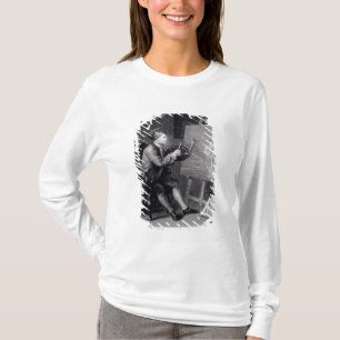 Camiseta Retrato de auto que pinta o musa cómico