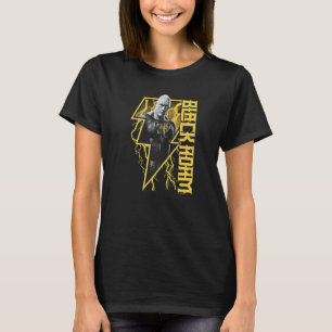 Camiseta Retrato de Black Adam no título de Bolt