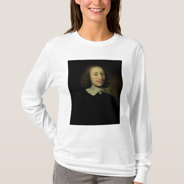 Camiseta Retrato de Blaise Pascal (Frente)