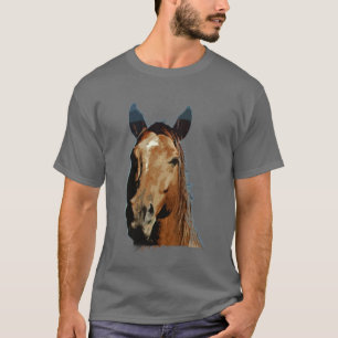 Camiseta Retrato de Cavalo