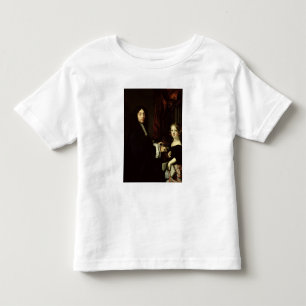 Camiseta Retrato de Charles Couperin e filha