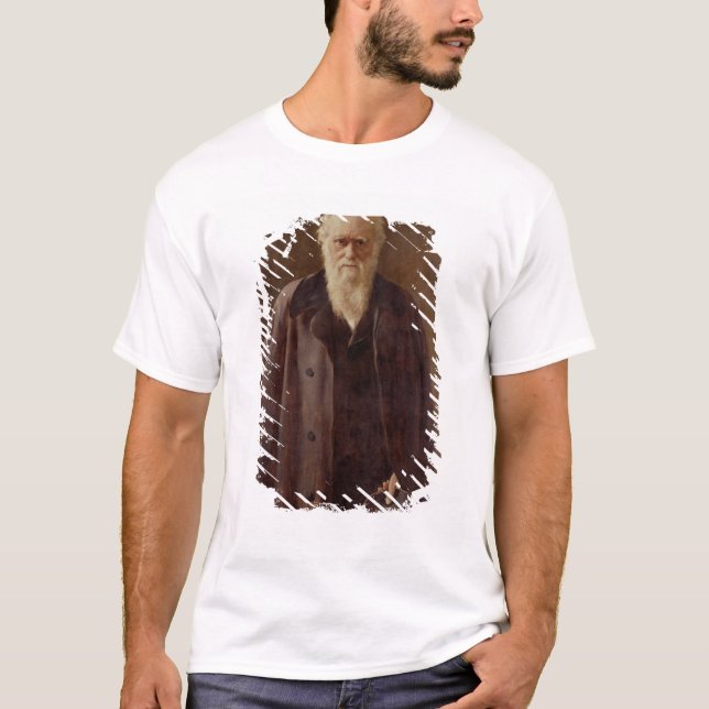 Camiseta Retrato de Charles Darwin 1883 (Frente)