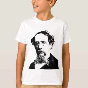 Camiseta Retrato de Charles Dickens