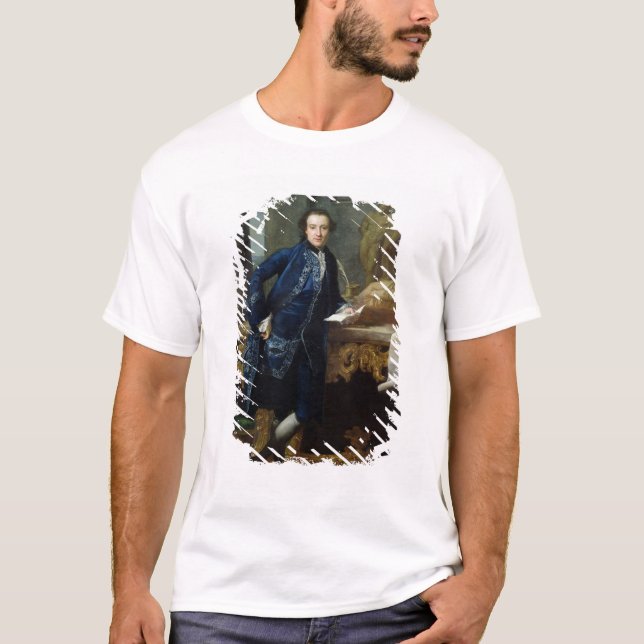 Camiseta Retrato de Charles John Crowle de Crowle (Frente)