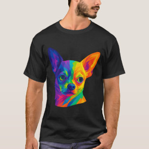 Camiseta Retrato de Chihuahua P para Donos de Cães 