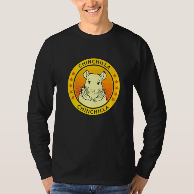 Camiseta Retrato de Chinchila (Frente)