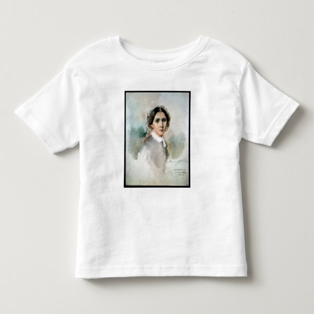 Camiseta Retrato de Clara Schumann 1853 (Frente)