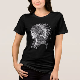 Camiseta Retrato de Cocar Indígena