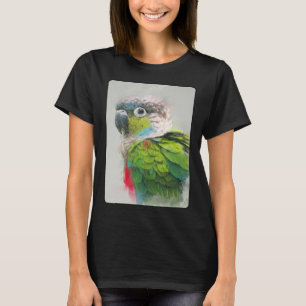 Camiseta Retrato de Conure 16 Animal Ave Papagaio Vida Selv