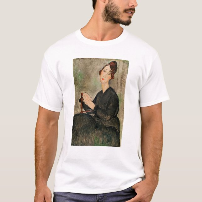 Camiseta Retrato de Dedie Hayden, 1918 (Frente)