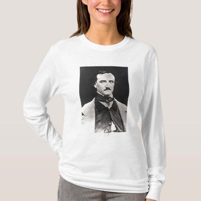 Camiseta Retrato de Edgar Allan Poe (Frente)