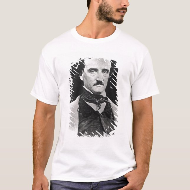 Camiseta Retrato de Edgar Allan Poe (Frente)
