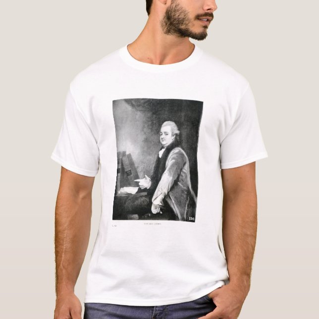 Camiseta Retrato de Edward Gibbon (Frente)