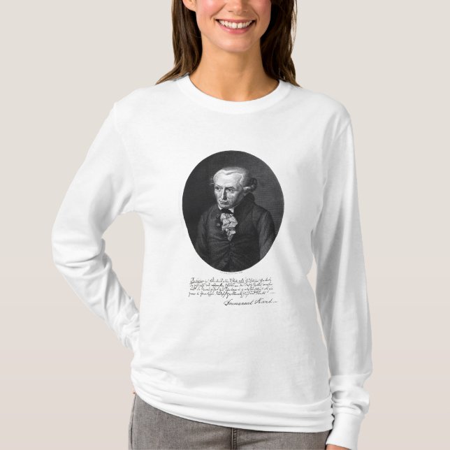 Camiseta Retrato de Emmanuel Kant (Frente)