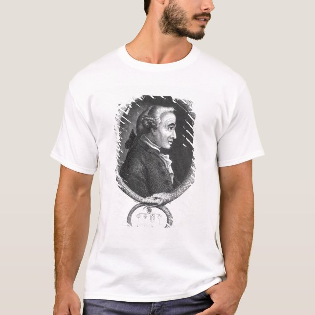 Camiseta Retrato de Emmanuel Kant 2 (Frente)